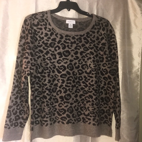 Liz Claiborne Sweaters - NWT Women’s Cheetah print Liz Claiborne sweater